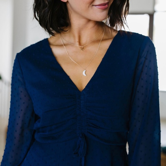 Midnight Swiss Miss Chiffon Dress - Picture 5 of 6